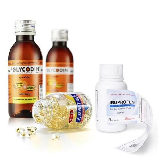 Pharmaceutical secondary container labelling