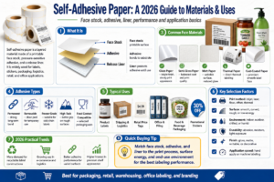 Self-Adhesive Paper: A 2026 Guide to Materials & Uses