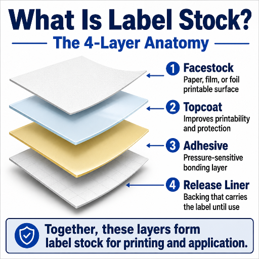 What Is Label Stock — The 4-Layer Anatomy