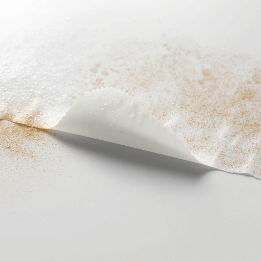 Clean peel target