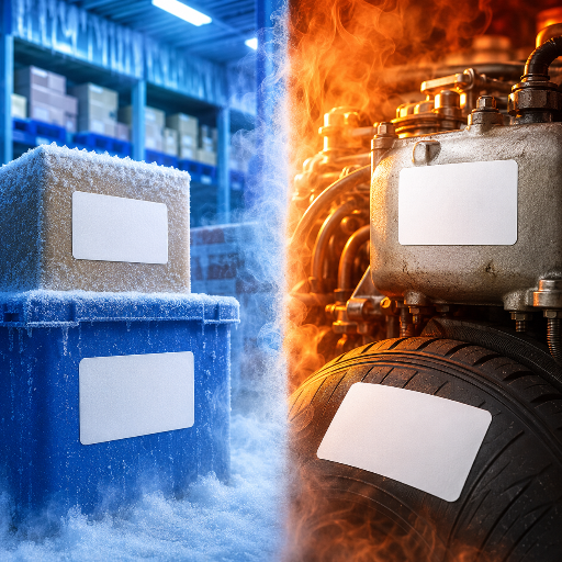 High and low temperature adhesive limits