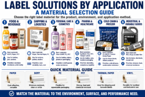 Label Solutions by Application A Material Selection Guide