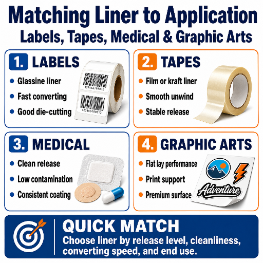 Matching Liner to Application_ Labels, Tapes, Medical and Graphic Arts