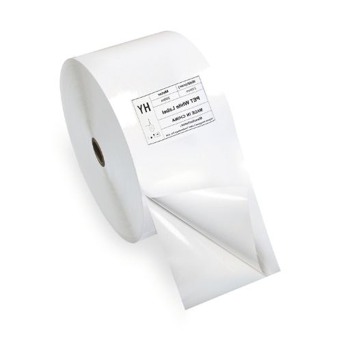 White Clear Polyester PET Label Stock