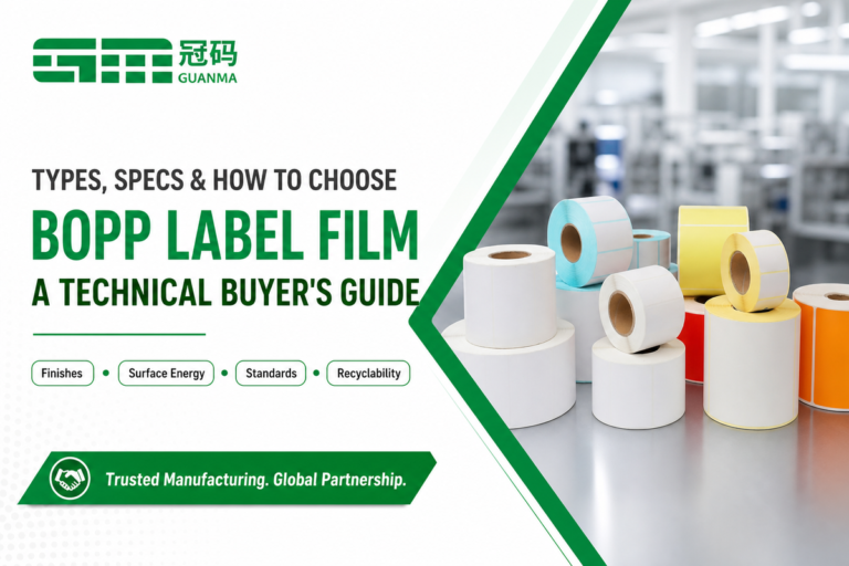 BOPP Label Film: Types, Specs & How to Choose (2026)