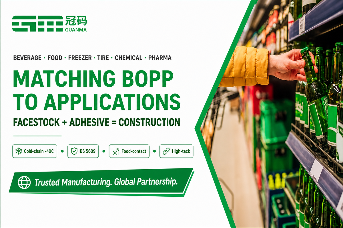 Matching BOPP Constructions to Applications: Beverage, Food, Freezer, Tire, and Chemical — Guanma