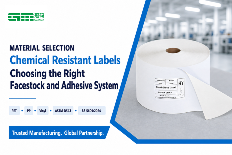 Chemical Resistant Labels: Material Selection Guide (2026)