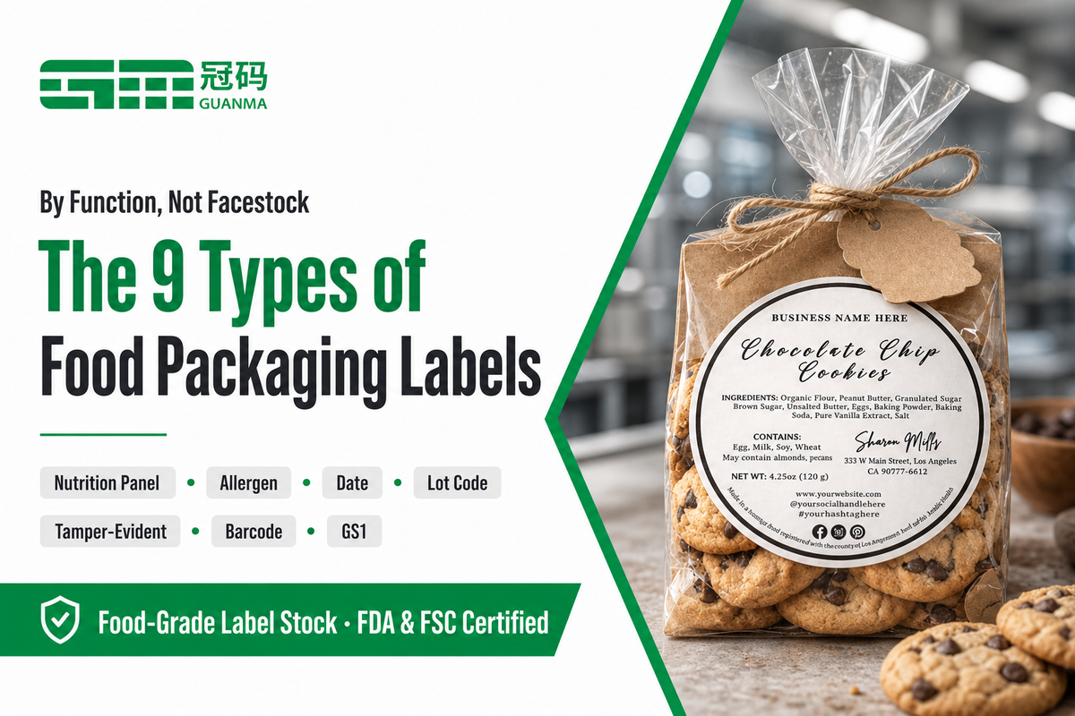 The 9 Types of Food Packaging Labels (by Function) — Guanma