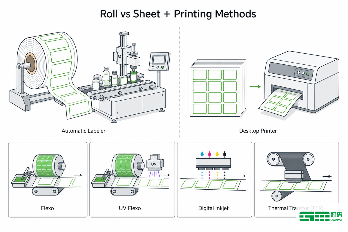 How Food Packaging Labels Are Printed & Applied — Guanma