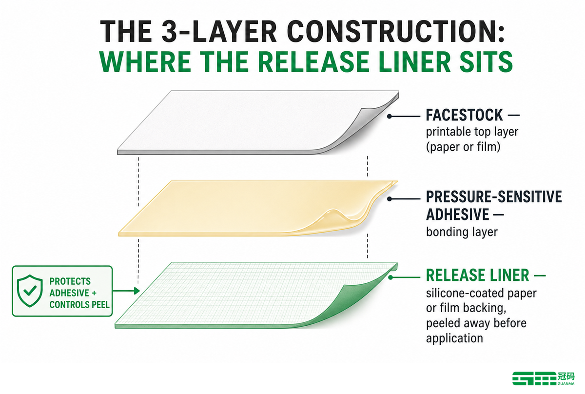 What a Release Liner Actually Does — Guanma