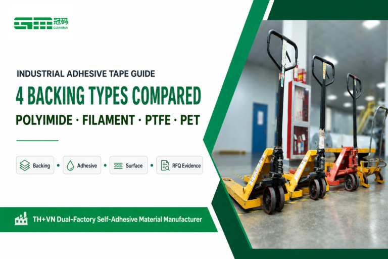 Industrial Adhesive Tape: 4 Backing Types Compared