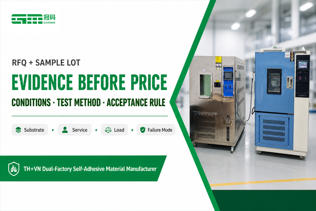 Copy This Industrial Tape RFQ and Sample-Lot Protocol — Guanma