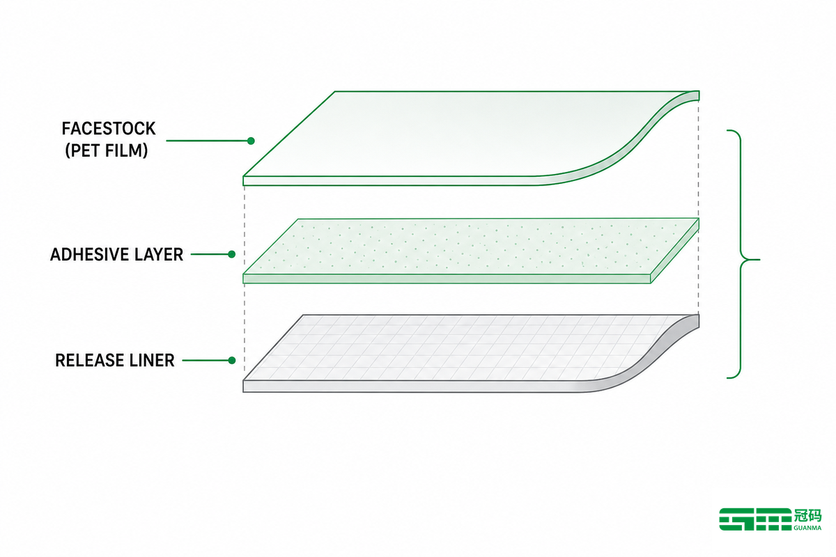 Beyond the Facestock: Adhesive, Liner, and the Full Construction — Guanma