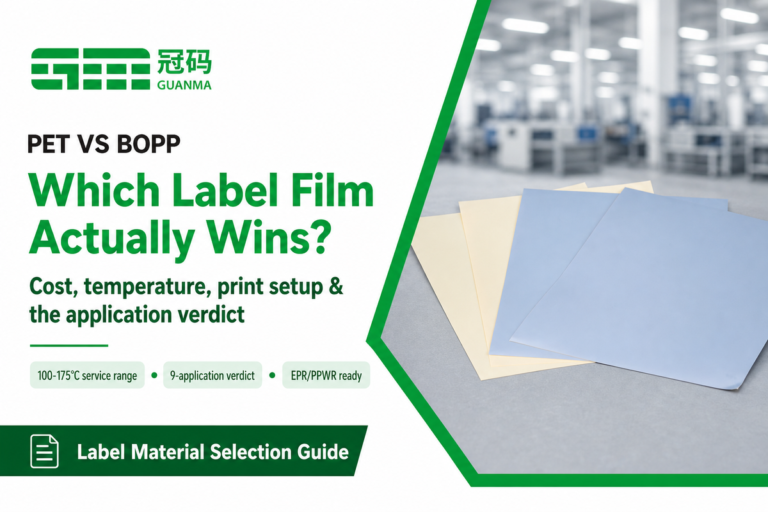 PET vs BOPP Film for Labels: Complete Comparison