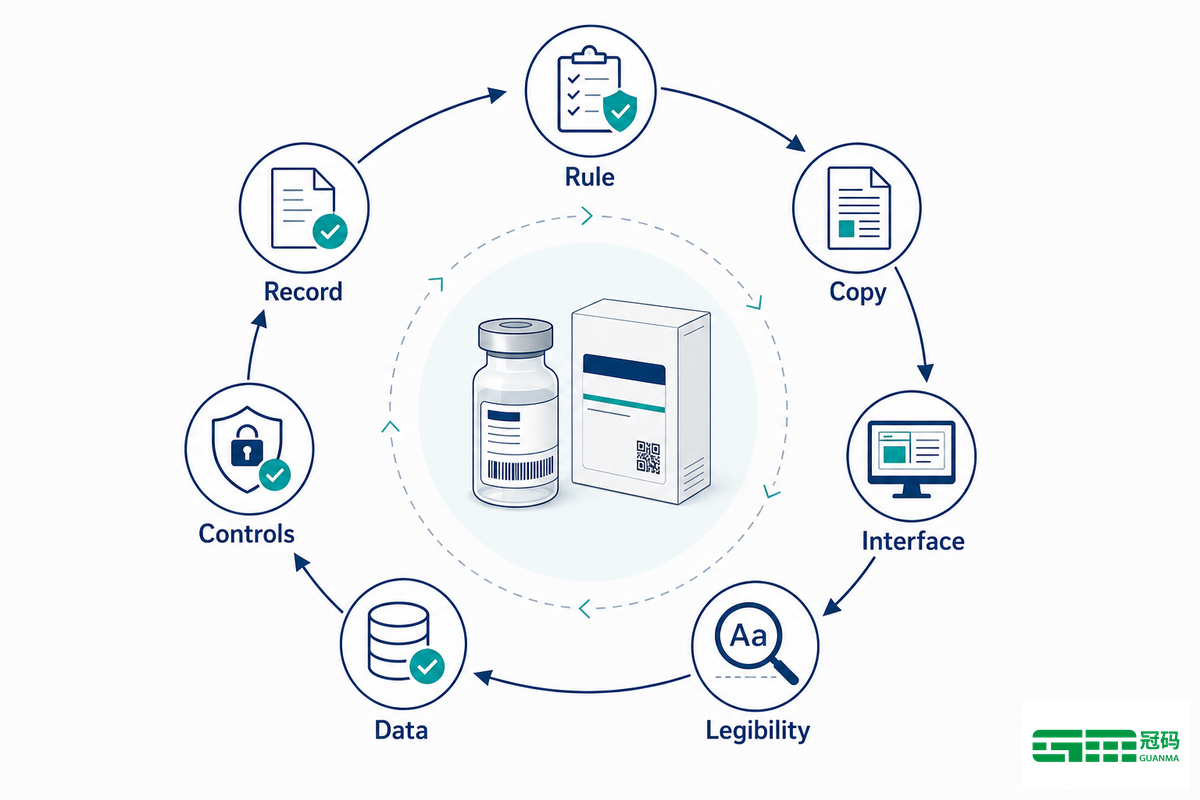 Use the 7-Point Pharmaceutical Label Verification Loop - Guanma