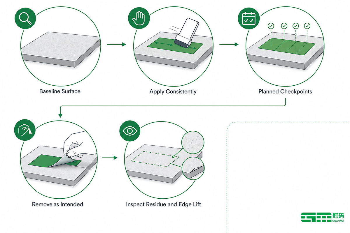 How to Test for Residue, Edge Lift, and Adhesive Transfer Without Fooling Yourself - Guanma