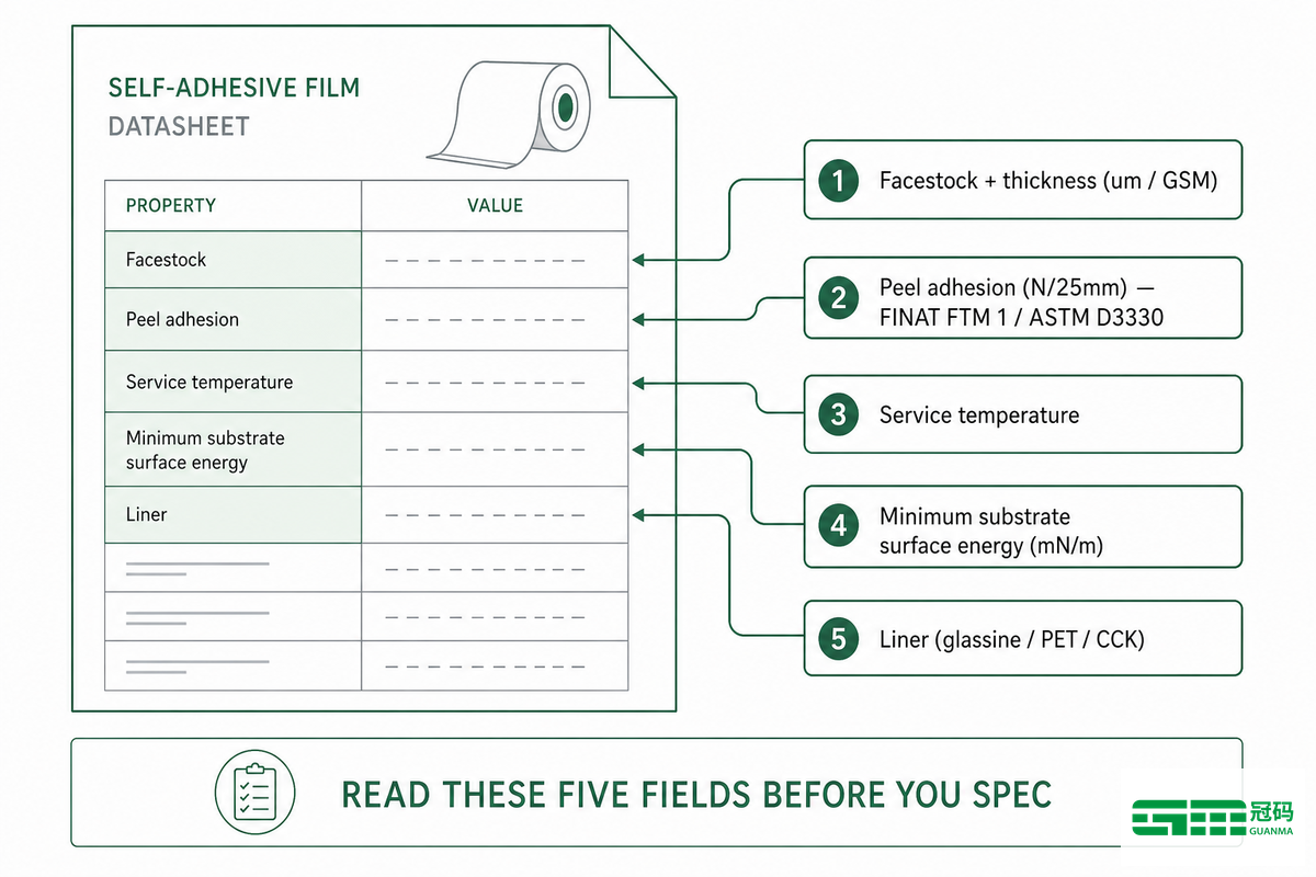 How to Read a Film Datasheet and Choose the Right Construction — Guanma