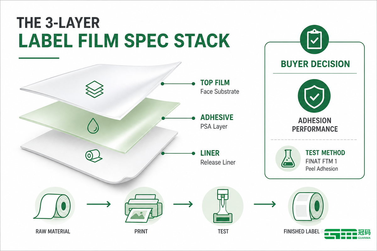 The 3-Layer Label Film Spec Stack — Guanma