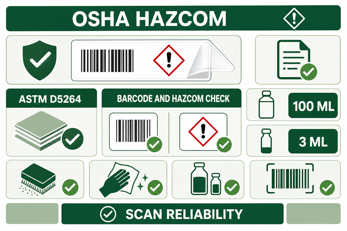 Protect Print, Barcode, and HazCom Readability — Guanma