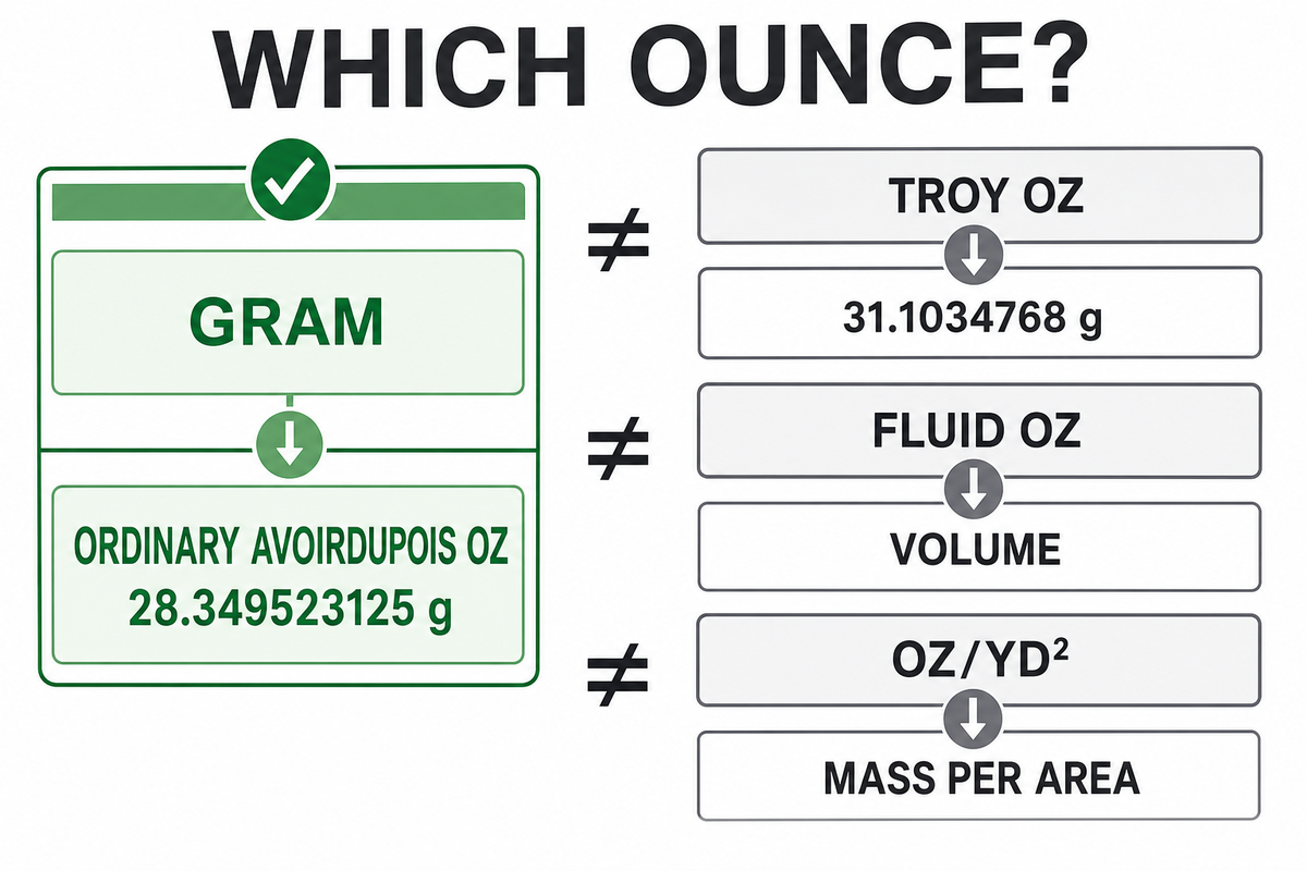 Which ounce does this grams-to-ounces calculator use? — Guanma