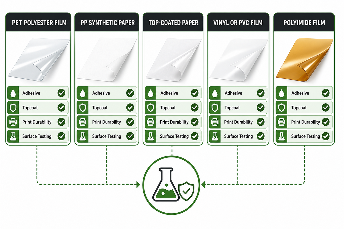 Shortlist Facestock by Chemical Family and Contact Mode - Guanma