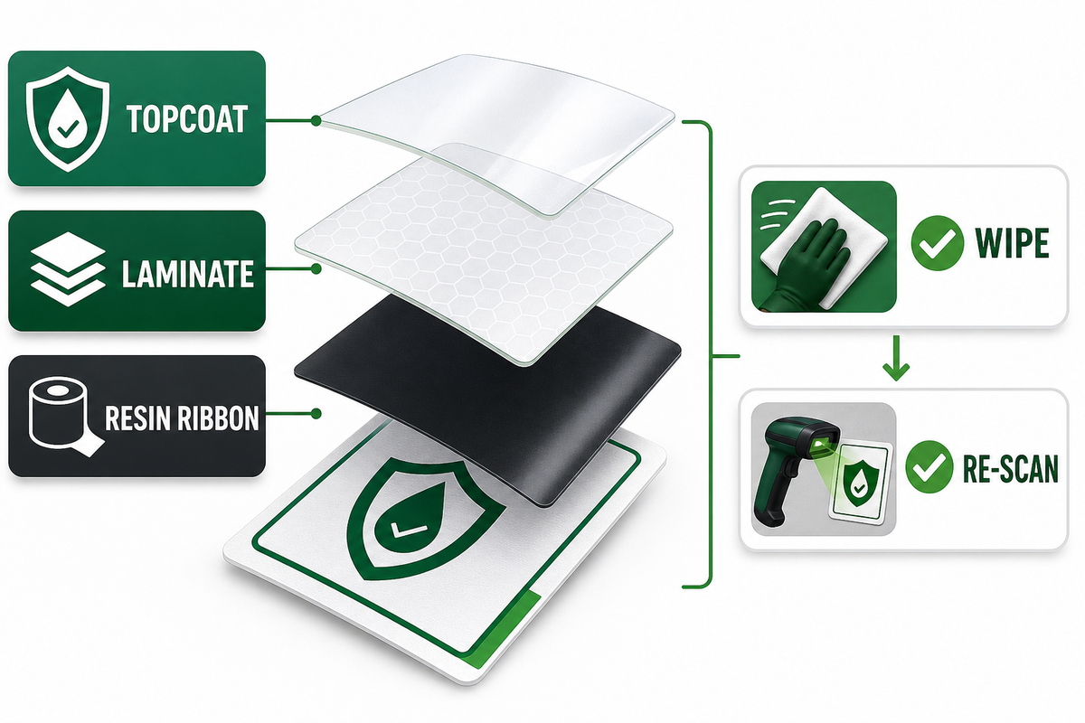 Protect Print With Topcoat, Laminate, and Resin Ribbon - Guanma