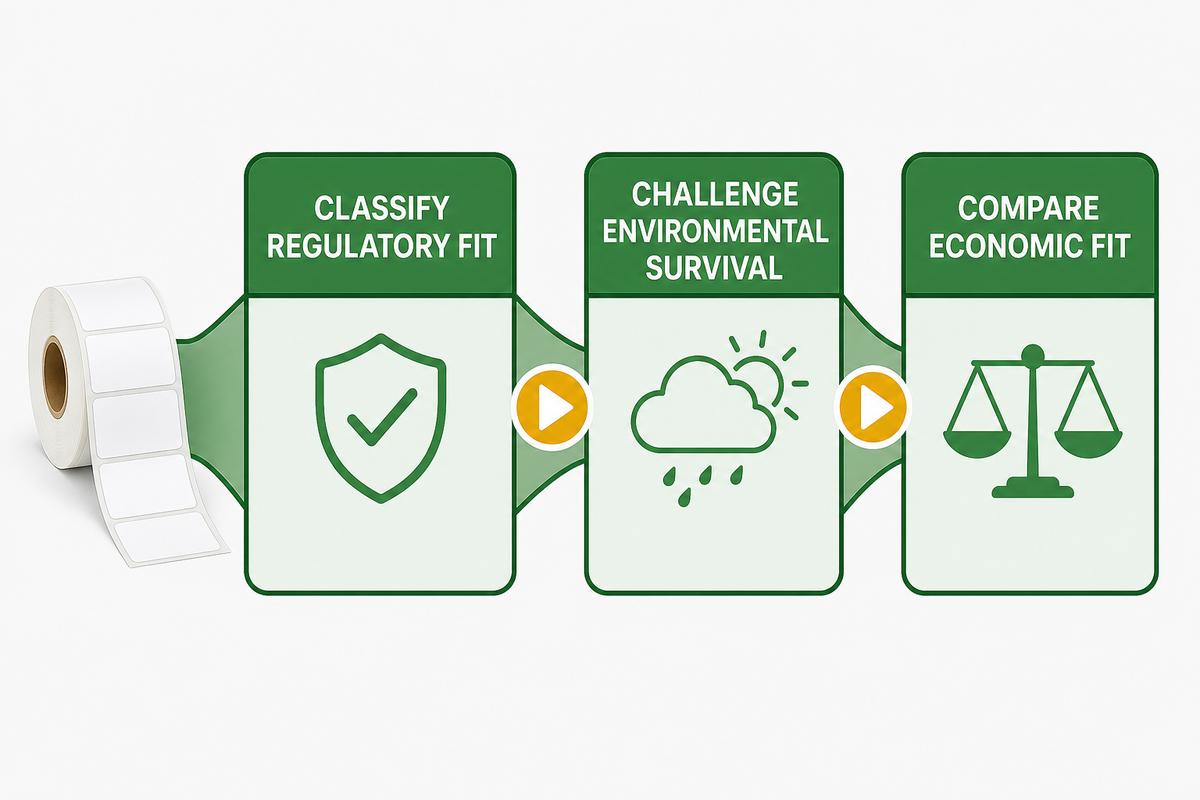 The Material-Stack ROI Filter: A 3-Step Method for Choosing Food Label Materials — Guanma