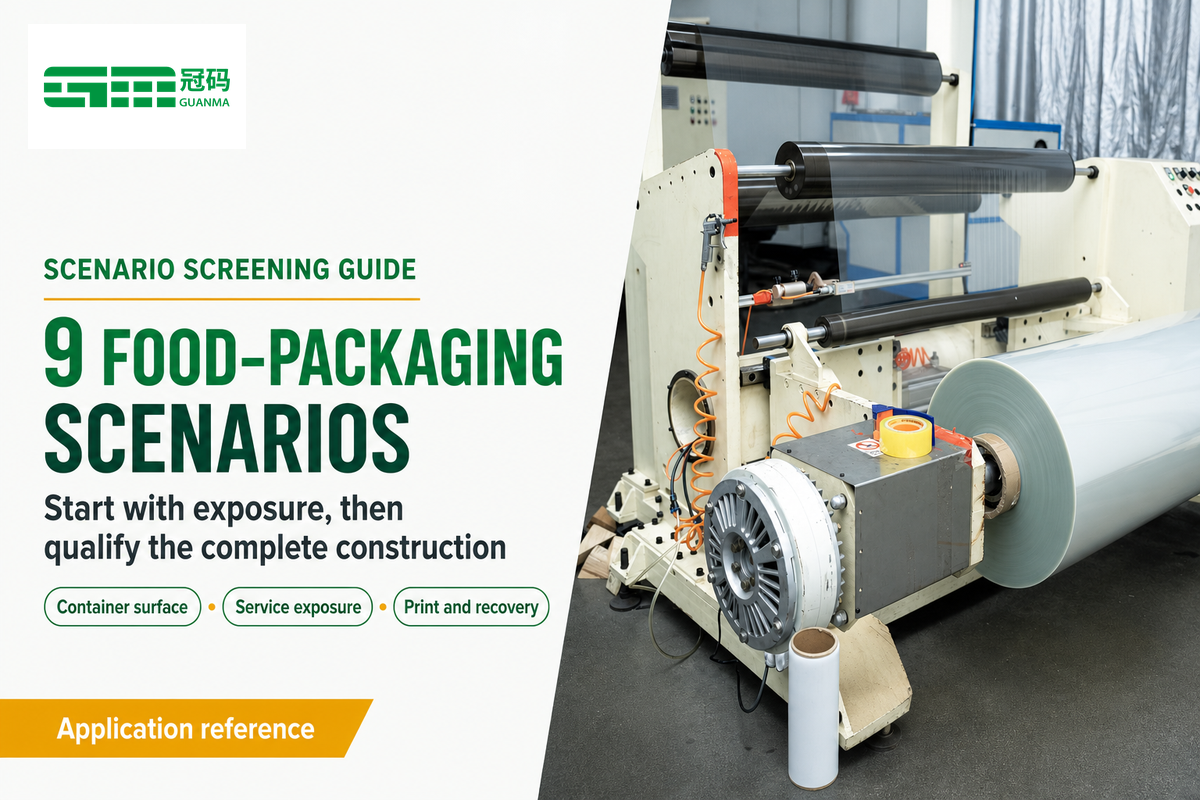 Application-to-Material-Stack Reference: 9 Food-Packaging Scenarios — Guanma