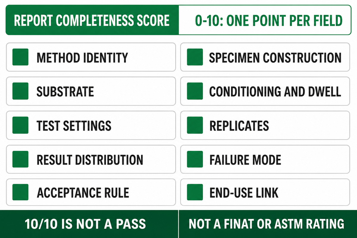 Use the 0–10 Report Completeness Score Before Comparing Results — Guanma
