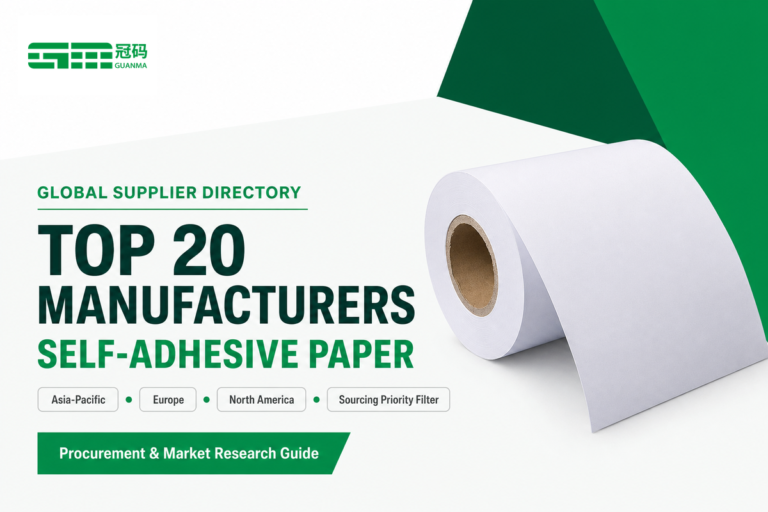 Top 20 Self Adhesive Paper Manufacturers in the World (2026)