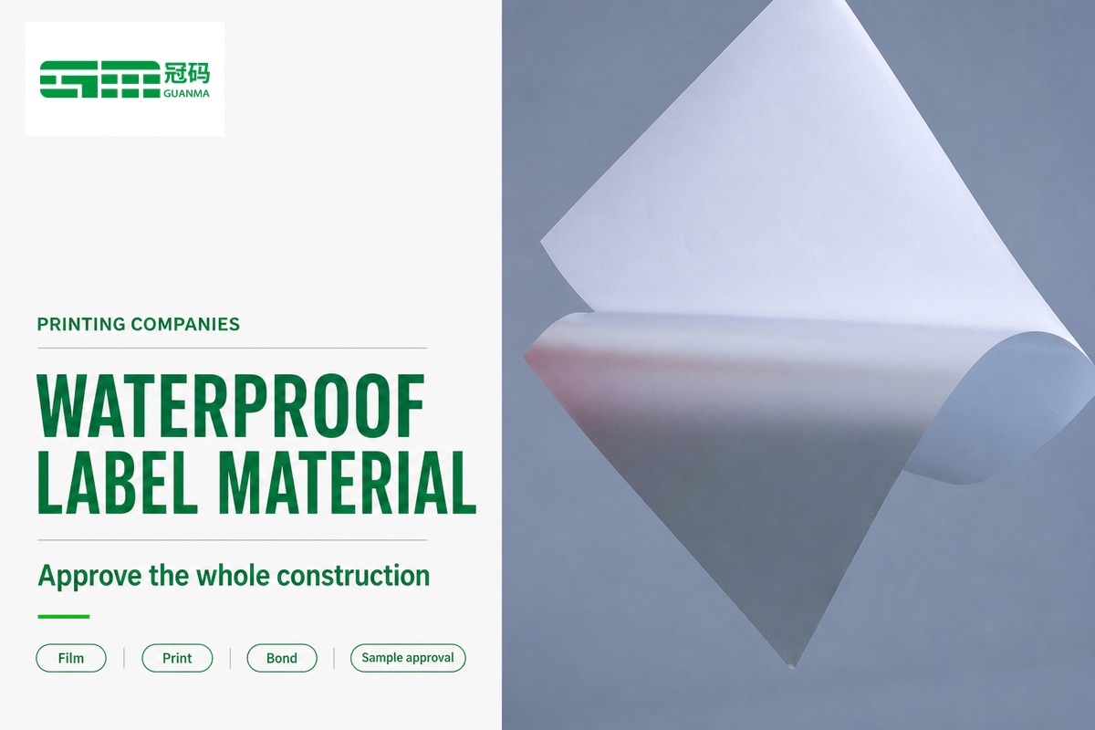 Waterproof Label Material for Printing Companies