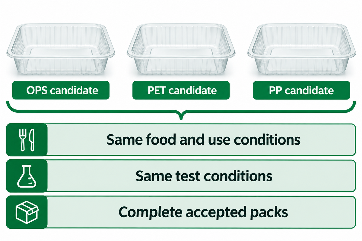 Makes the common comparison basis visible without claiming any resin is universally superior.